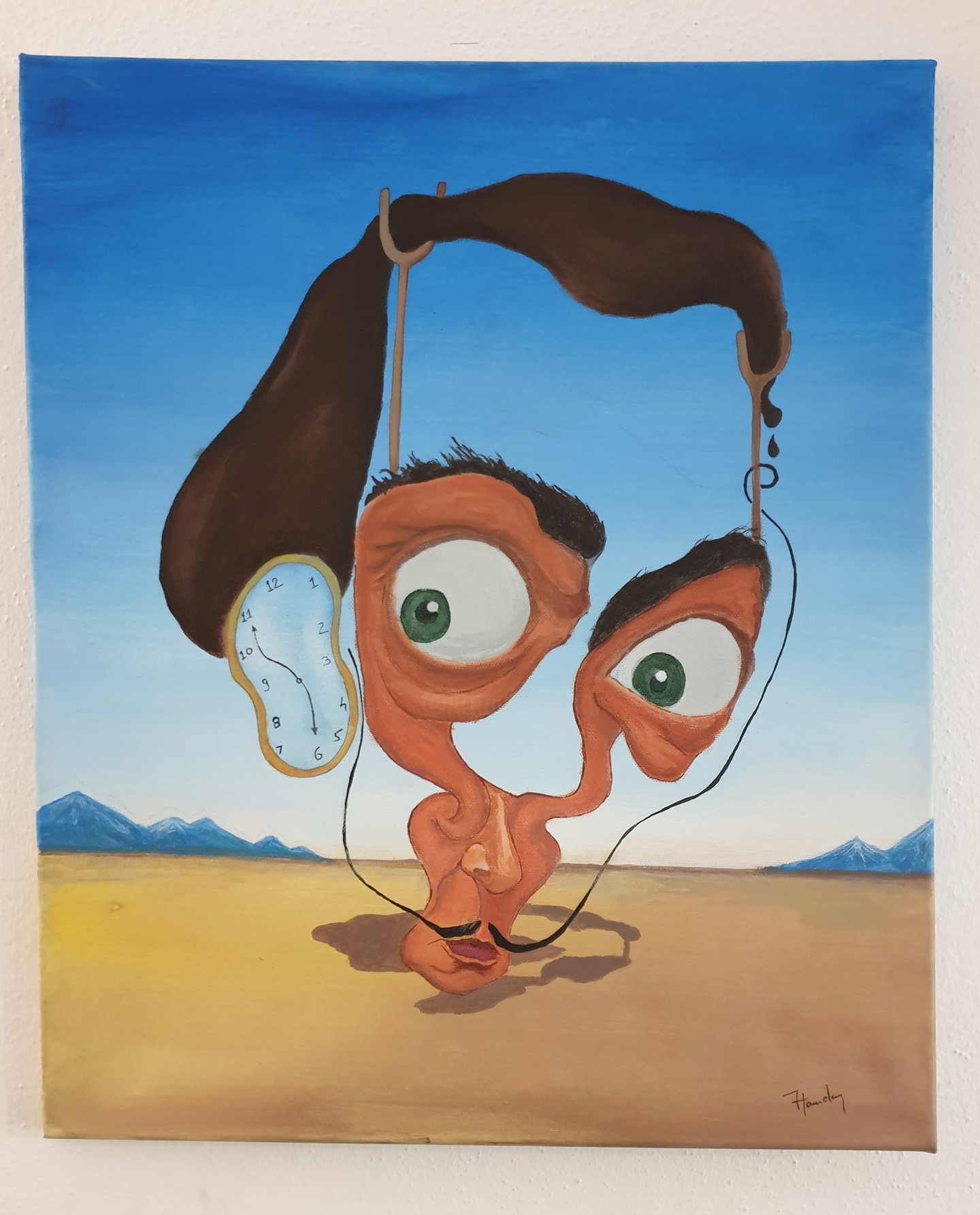 Salvador Dali  Acrylic Painting Painting by Ahmed  Salvador Dali  Acrylic Painting Painting by Ahmed