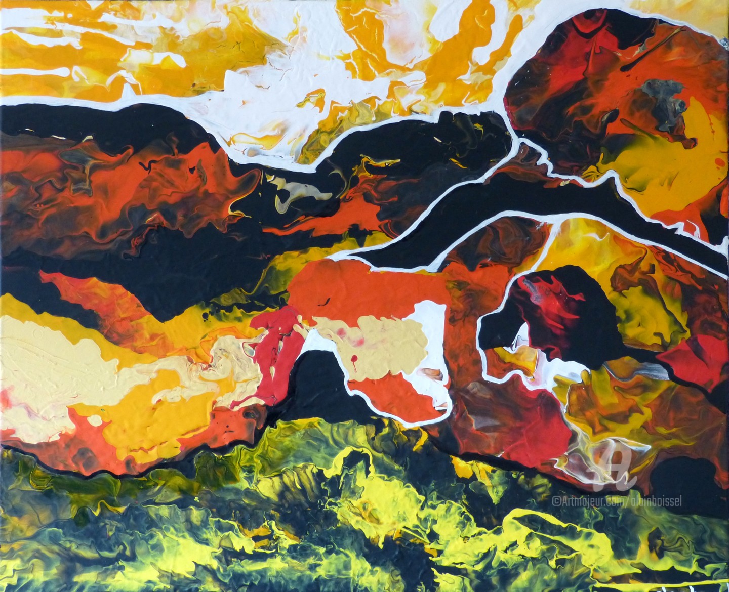 Comme Un Paysage Peinture Par Alain Boissel Artmajeur