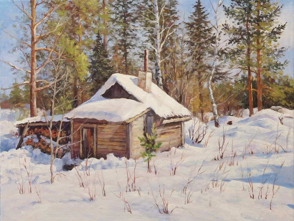 Картина с баней