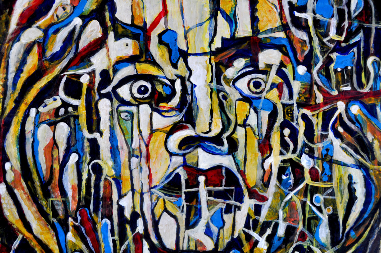 Abstract Portrait Beethoven, Painting by Alex Solodov | Artmajeur