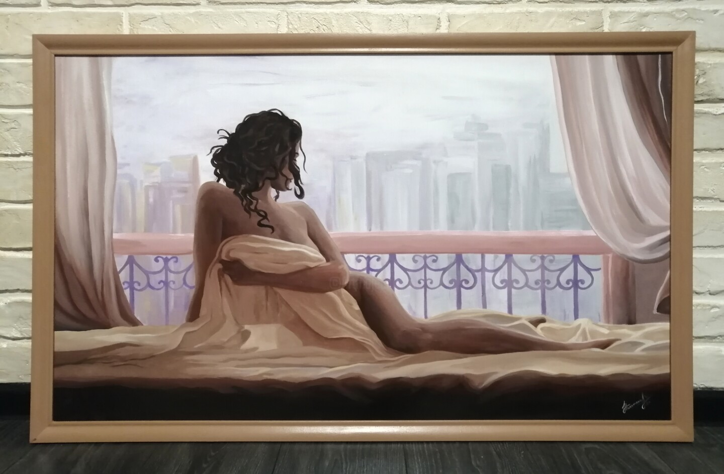 Tenderness (Нежность), Painting by Alina Nikitina | Artmajeur