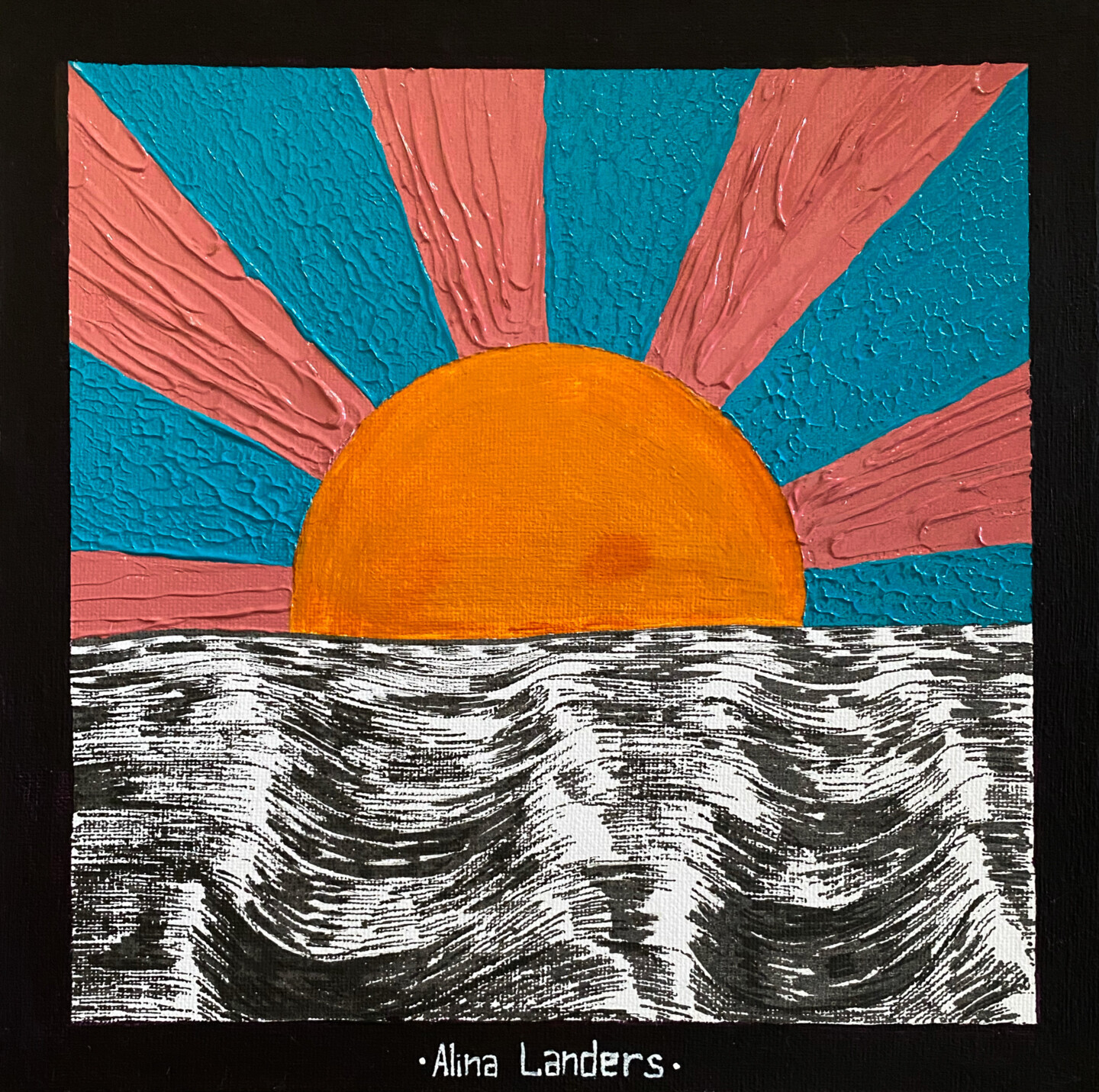 Bring Me The Horizon" Space Trip Sun In, Peinture par Alina Landers Ar...