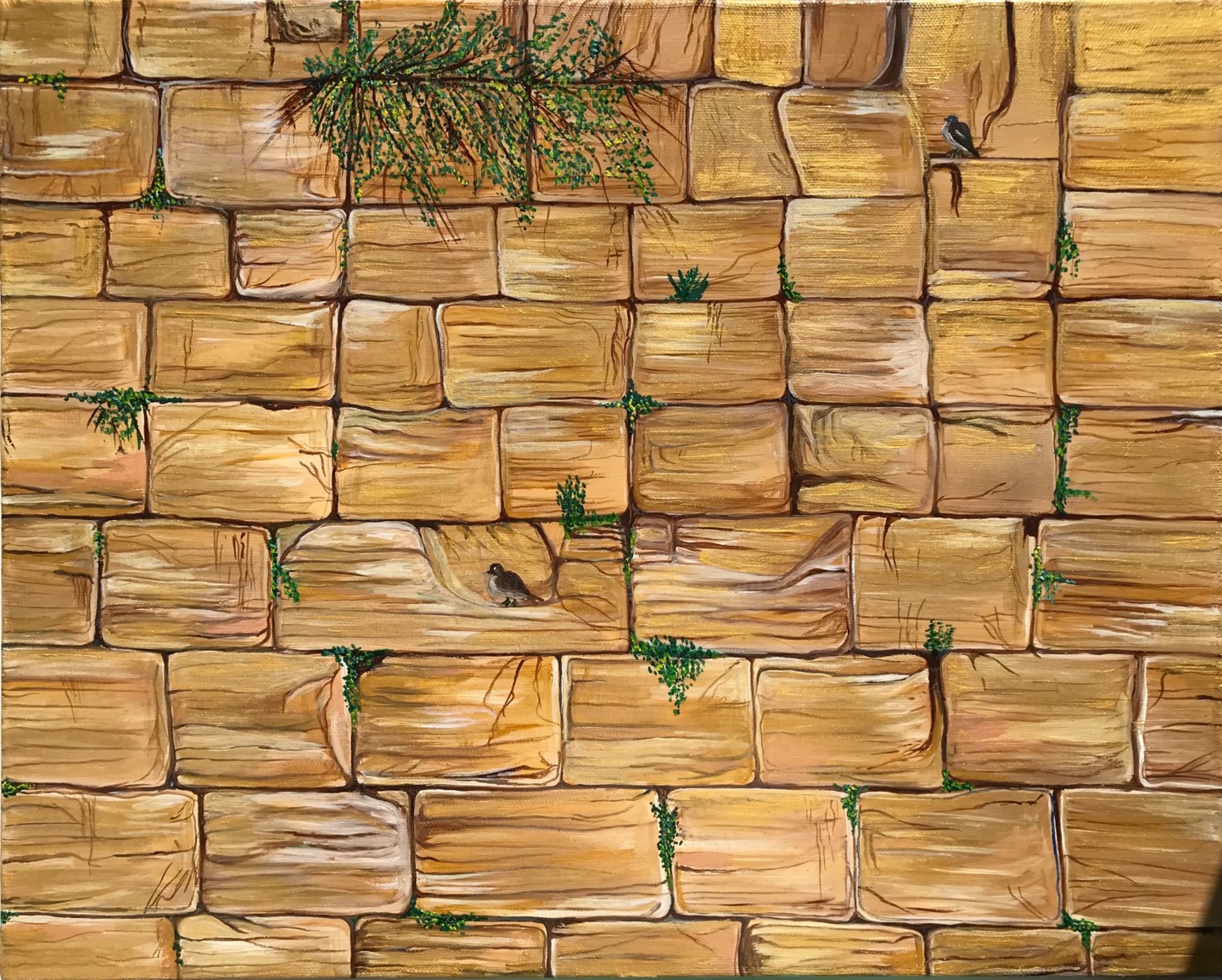 Western wall Painting by Alina Morozova | Artmajeur