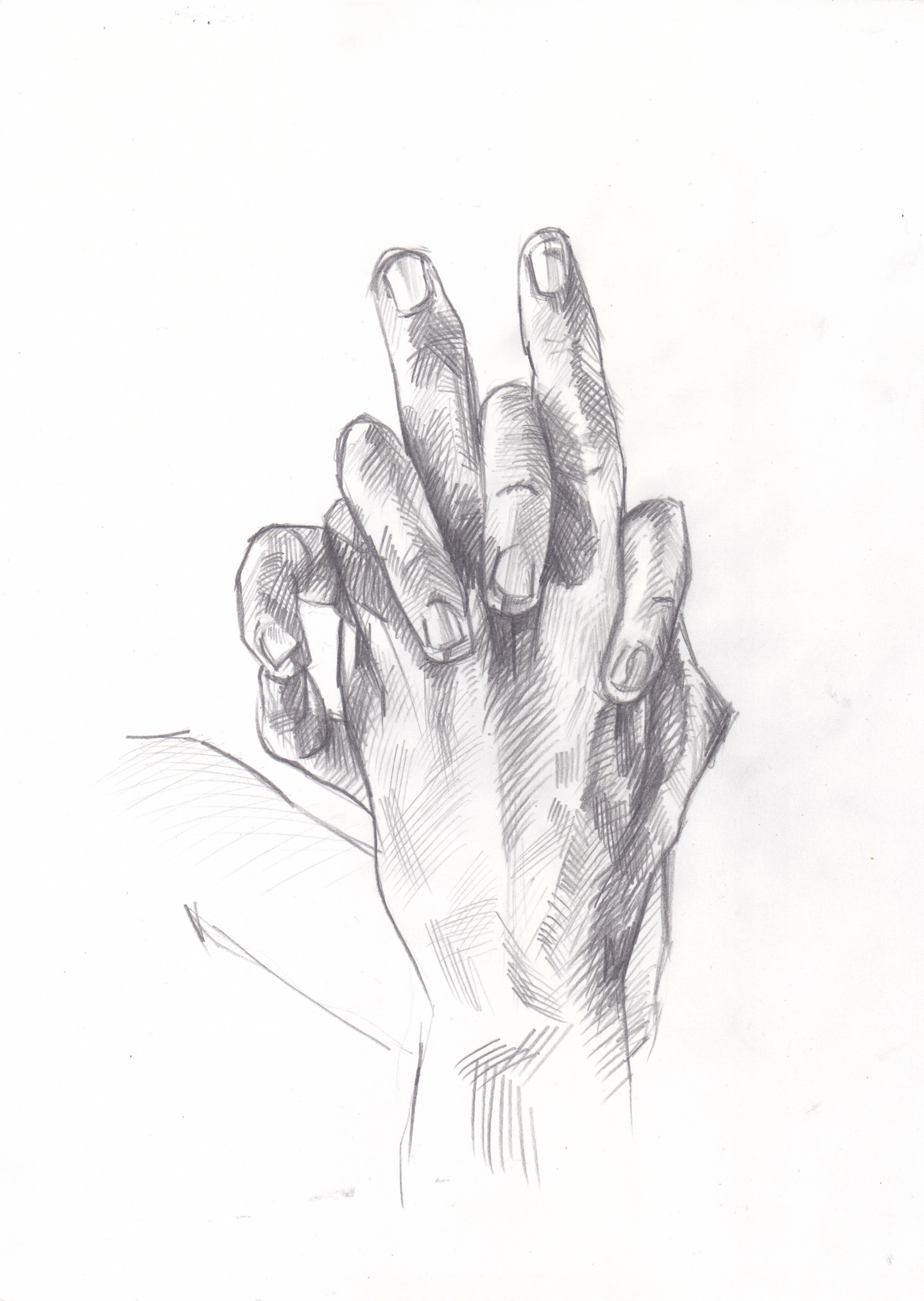 Hand №4', Dibujo por Anastasia Terskih | Artmajeur