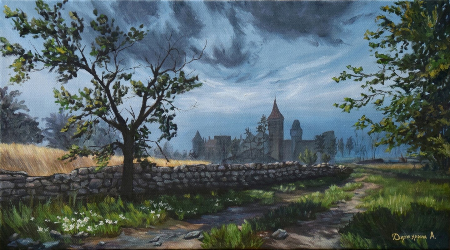 Oxenfurt. The Witcher 3 Wild Hunt. Oul , Painting by Anastasiya