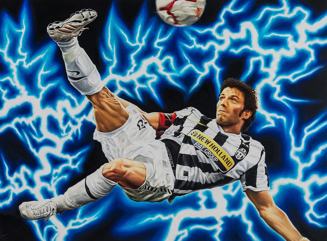 Alessandro Del Piero Juventus F.c., Schilderij door Andrea Del Pesco |  Artmajeur