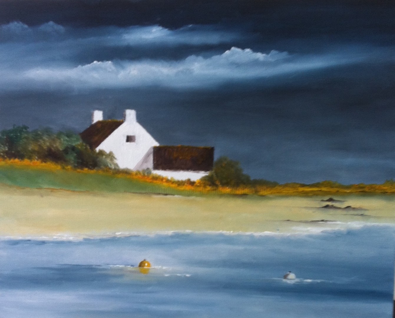 Au bord de l eau Bretagne jpg Peinture par Andr Au bord de l eau Bretagne jpg Peinture par Andr