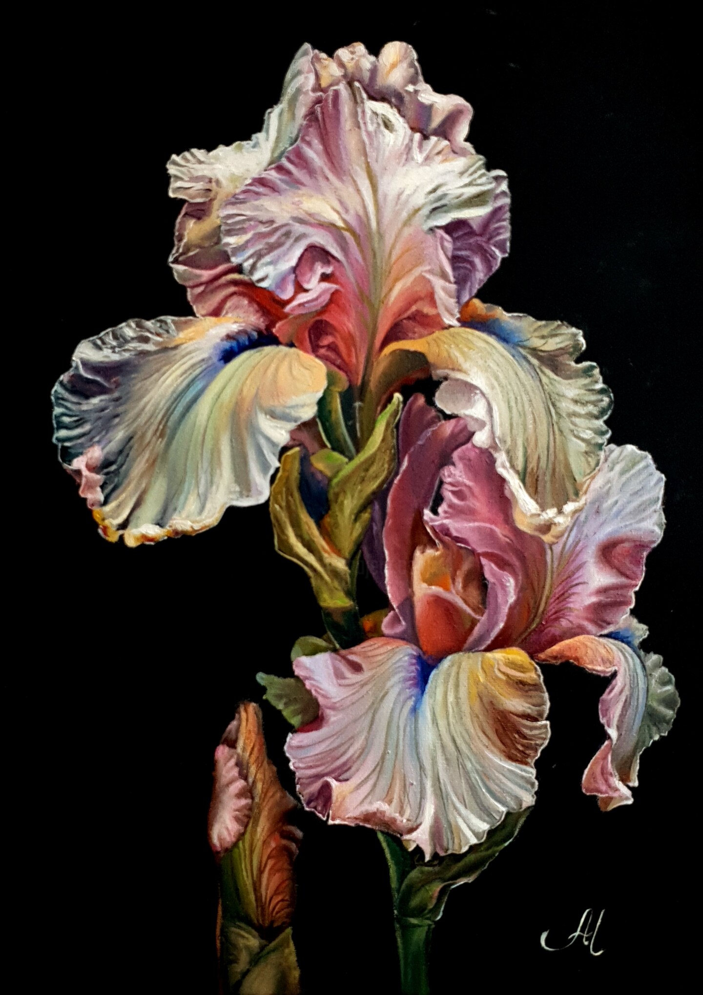 Irises, Картина - Anna Malahova | Artmajeur