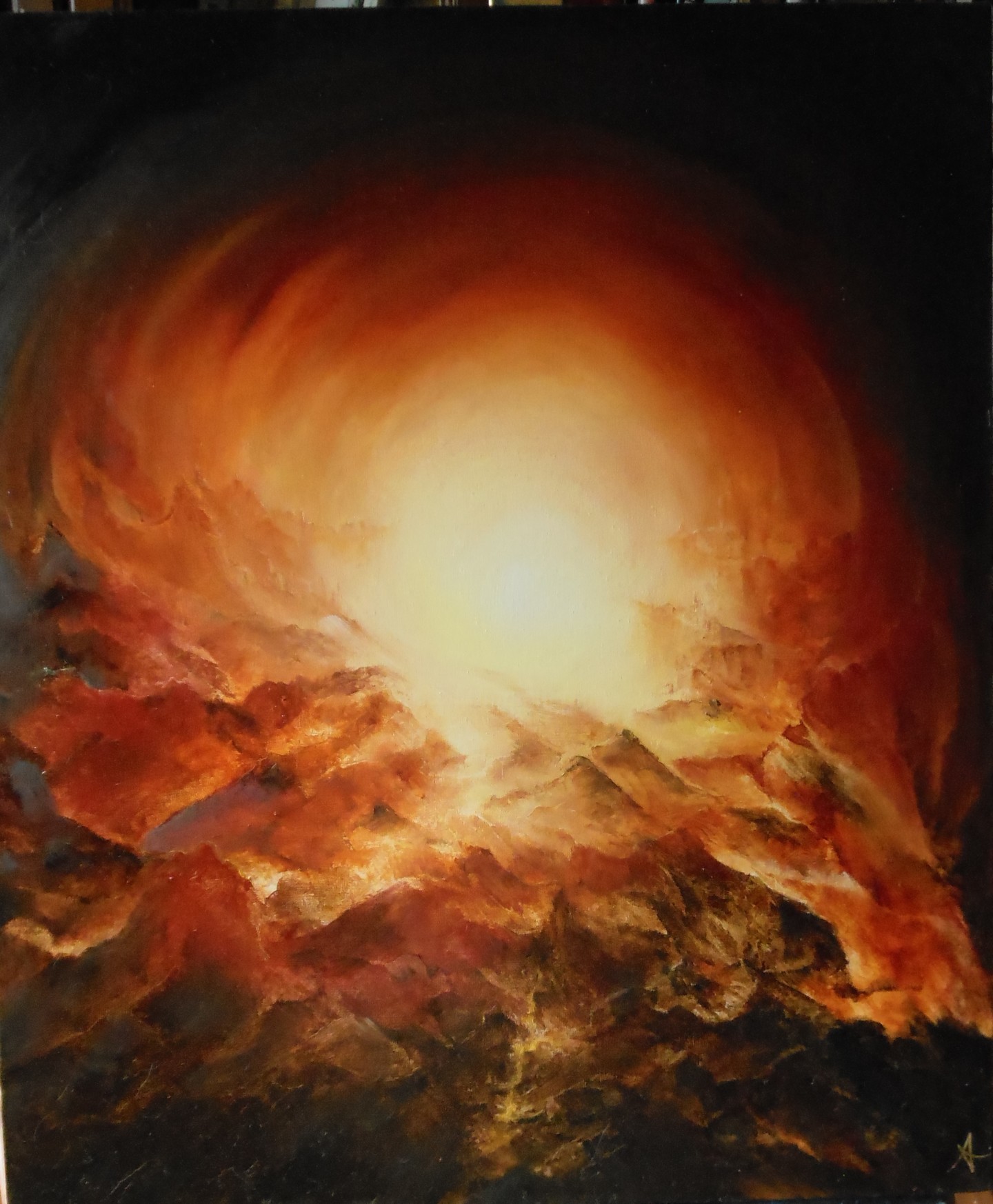 Power Painting by Anne Delaby Artmajeur