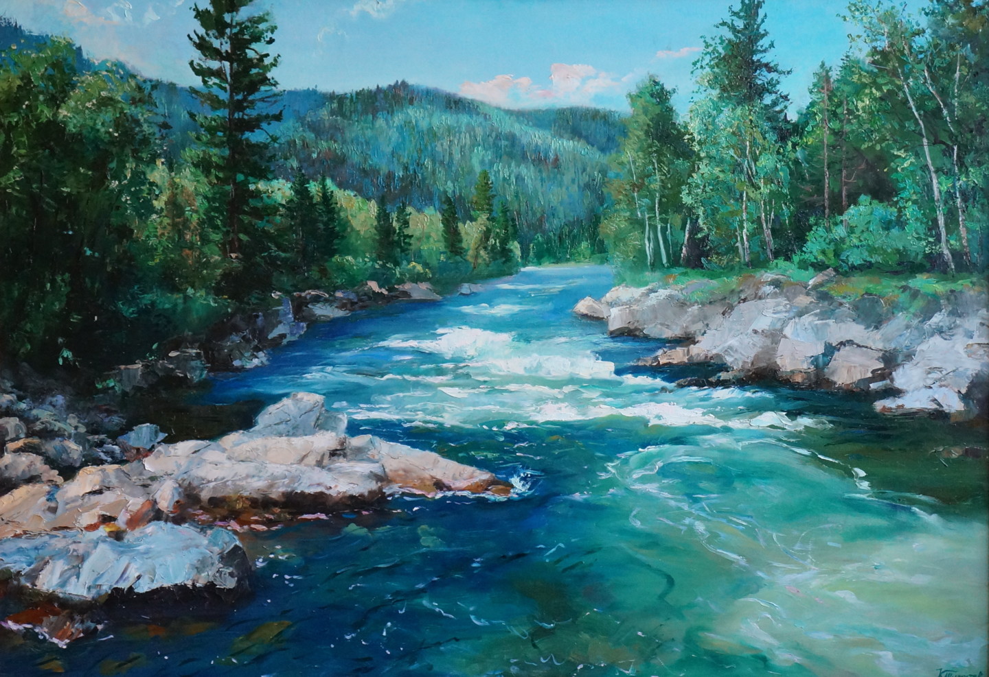 реки маслом