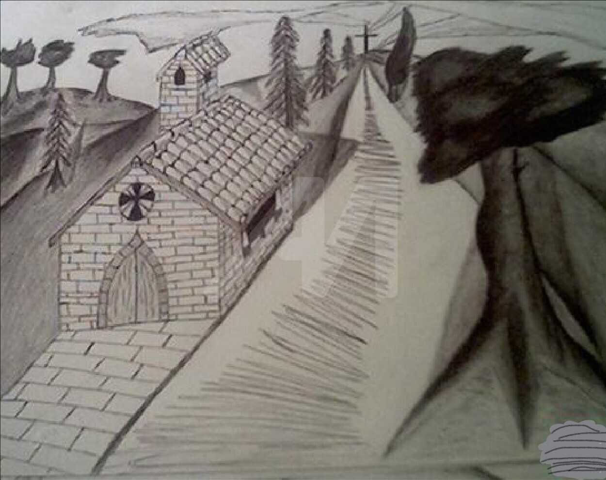 La Vita E La Sua Strada, Malerei von Arduino Rossi Artmajeur