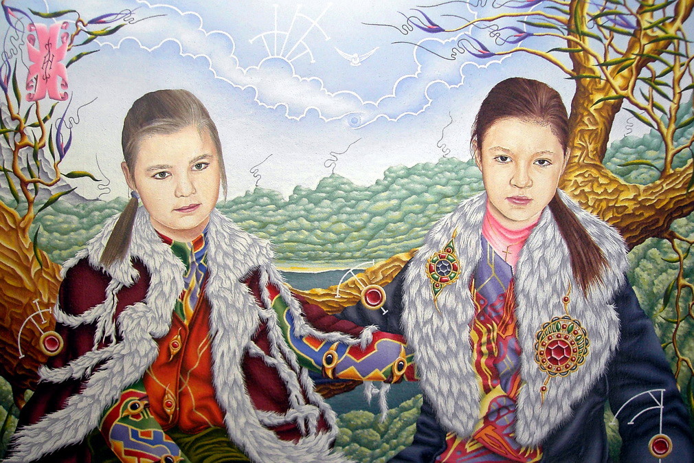 Картина с сестрой дали