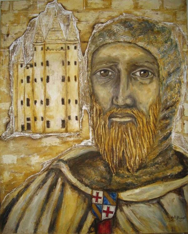 Jacques De Molay, Painting by Ayli | Artmajeur