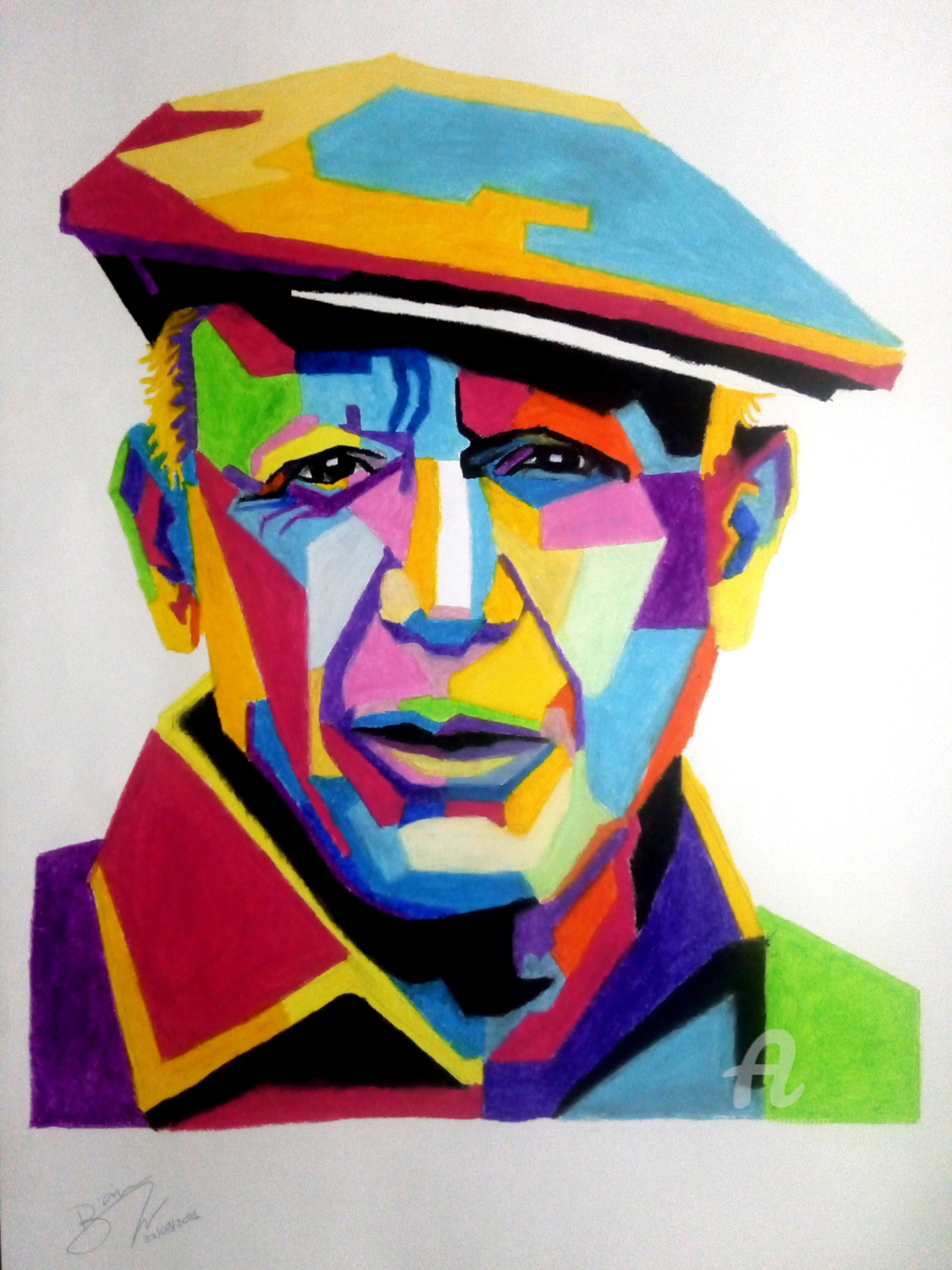 Bosque melón álbum Pablo Picasso, Pintura por Bianchini Jr | Artmajeur