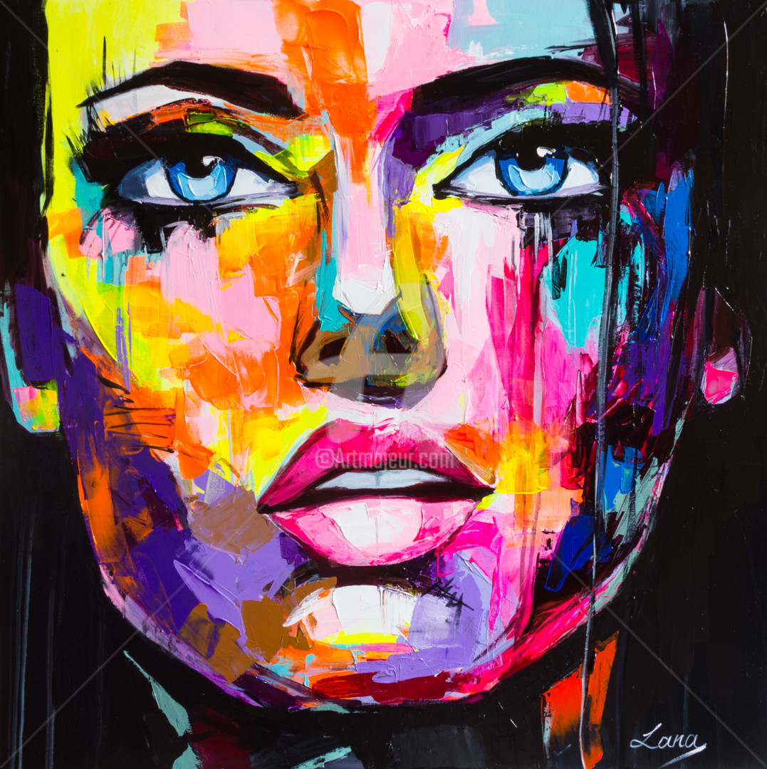 Kitty Painting by Lana | Artmajeur