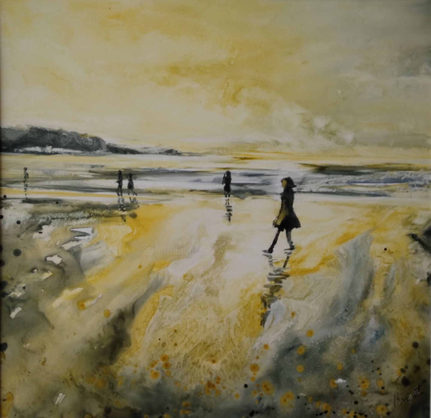 Entre Ombre Et Lumière, Peinture par Brigitte Artmajeur