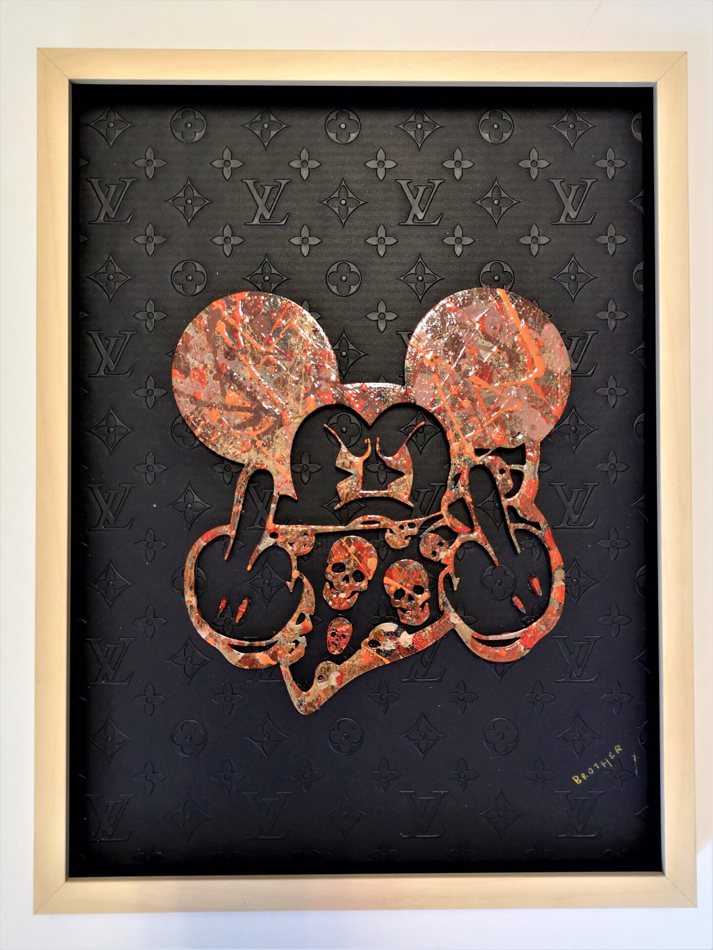 Louis Vuitton Mickey Mouse Canvas Poster