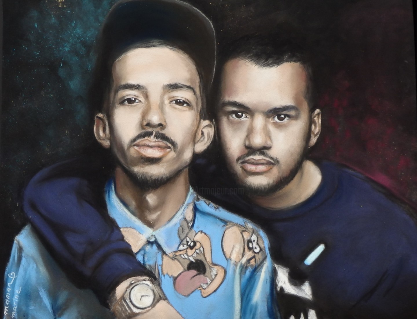 Bigflo Et Oli Painting By Catherine Daniel Artmajeur