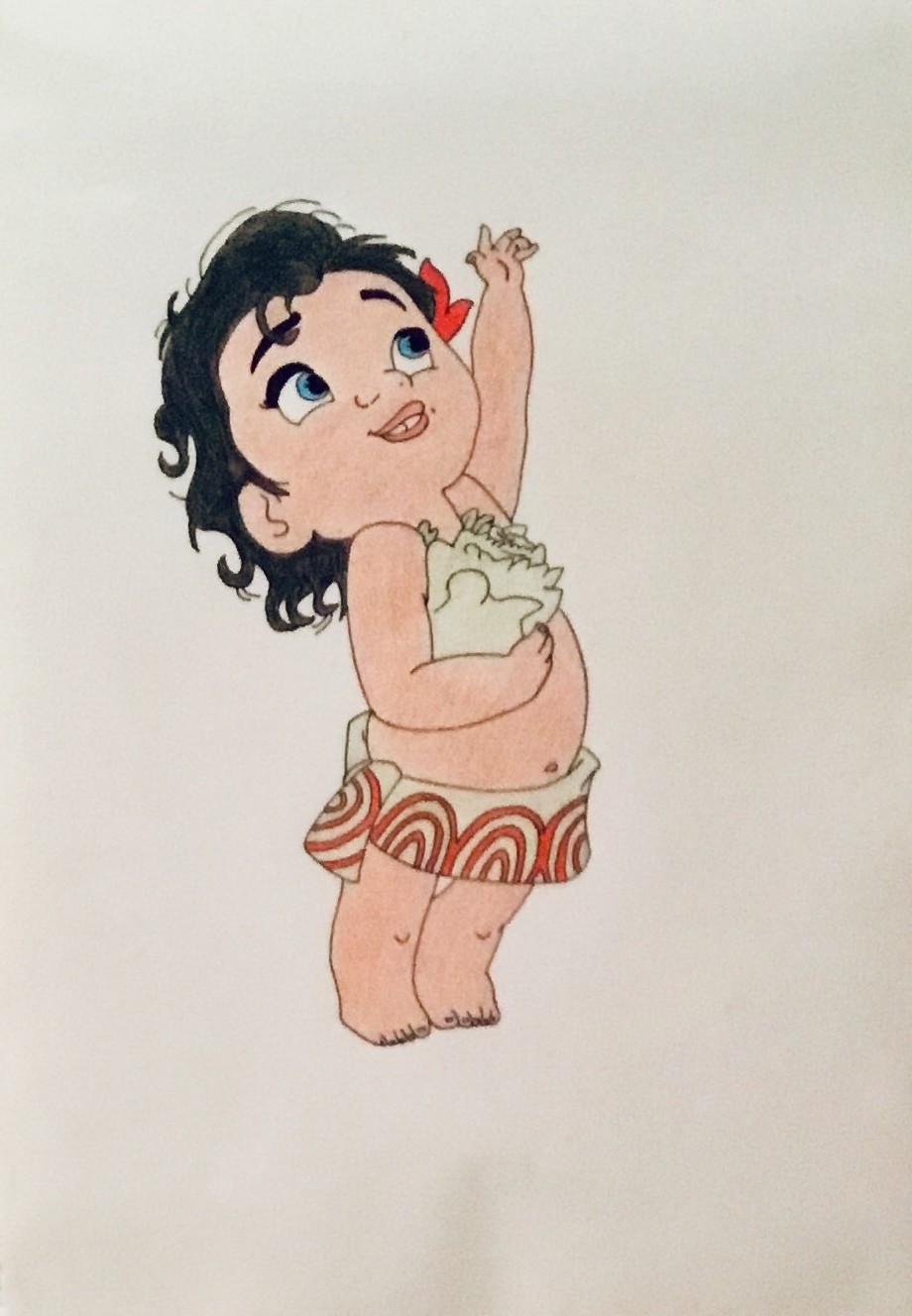 Bebe Vaiana Dessin Par Celestino Alertse Artmajeur