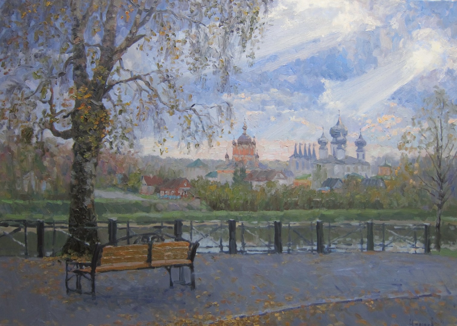 Золотая осень в Тихвине