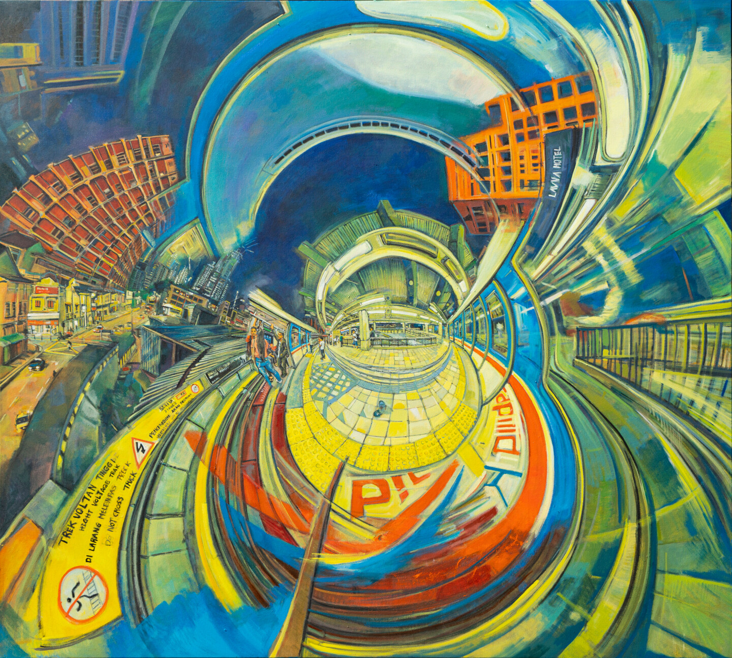 Pasar Seni, Painting by Chin Kong Yee Artmajeur