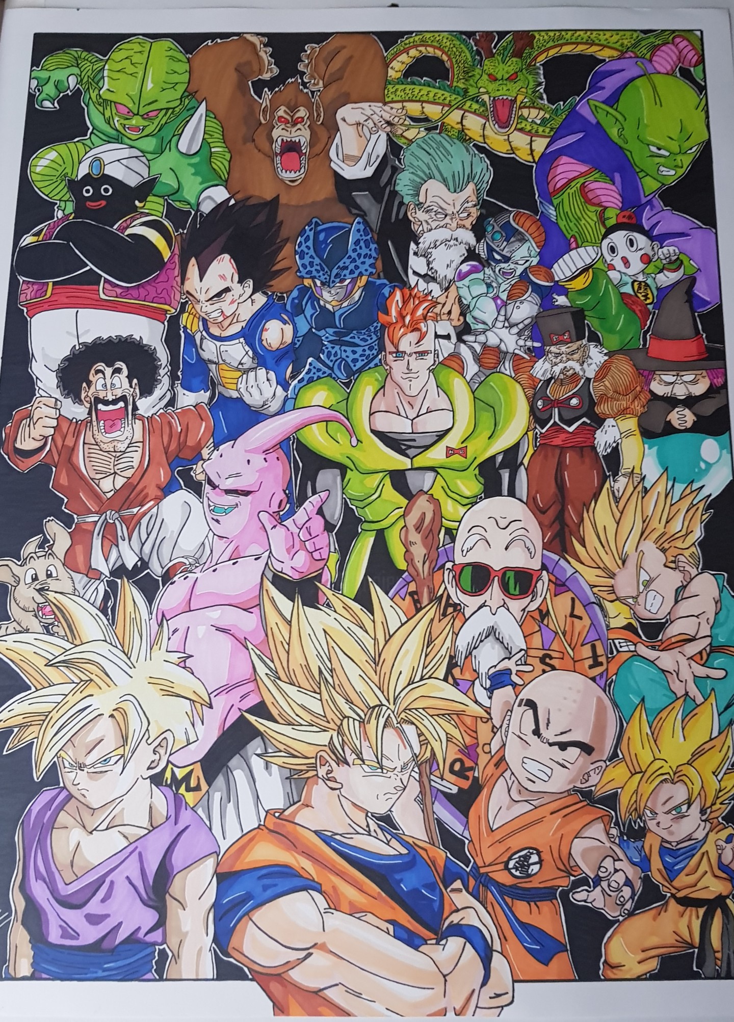 Dragon Ball Z Titans, Desenho por Corentin Falbo