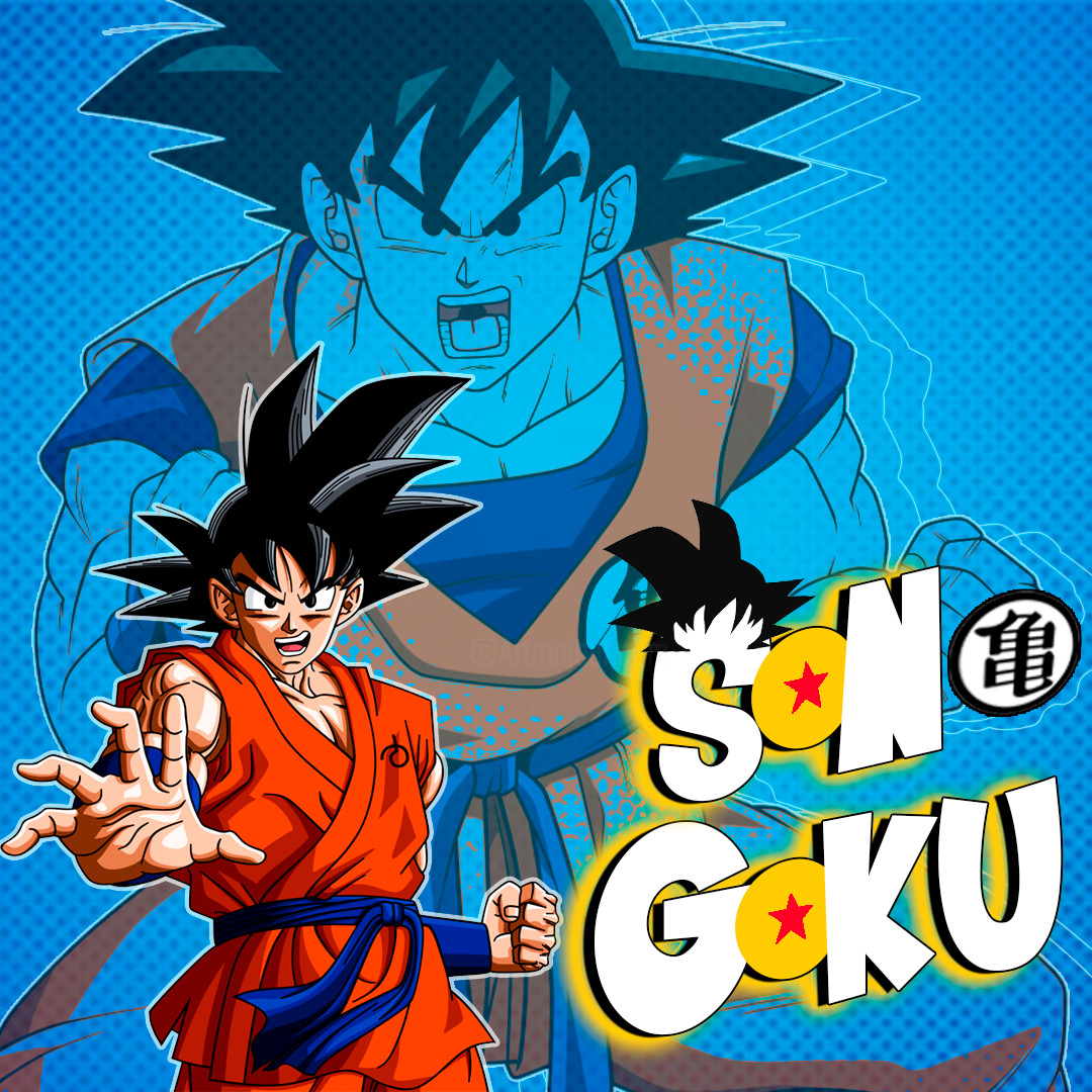 Arte digital para Quadro/Poster - Goku