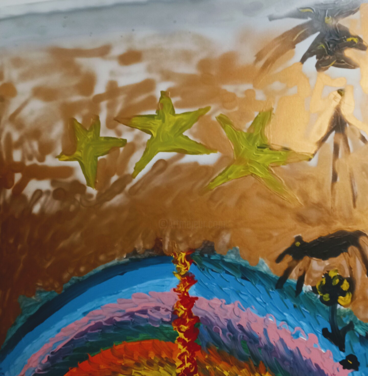 Levels Of Being, Painting by Daniel Shorkend Artmajeur