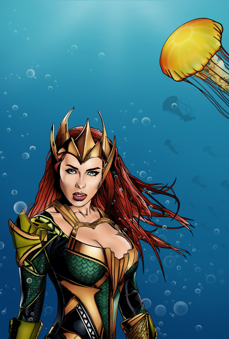 Aquaman Univers Dc Comics, Digital Arts by David Herbouiller | Artmajeur