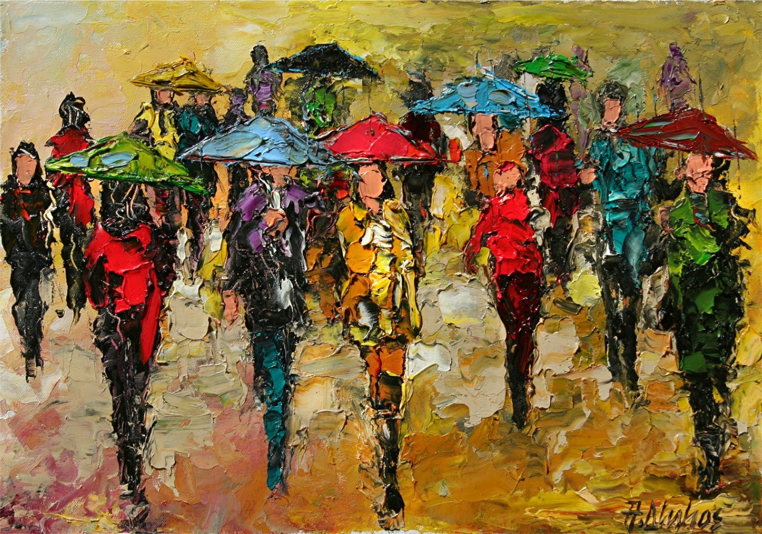 "Today's Forecast" By Andre Dluhos, Painting by Andre, Yary, & Peter