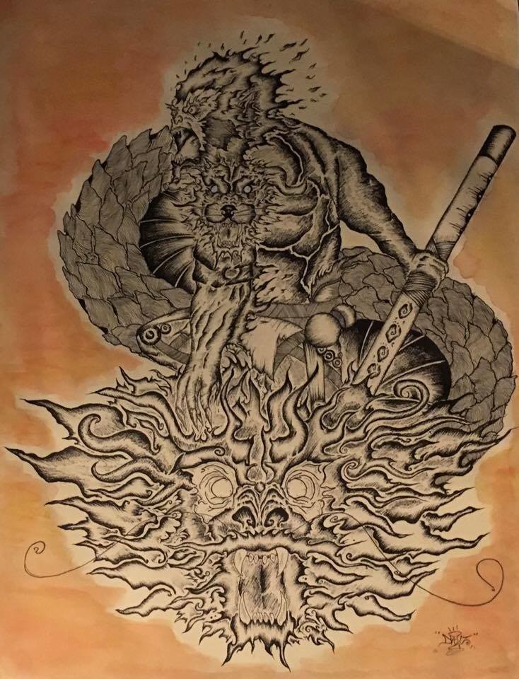 Sun Wukong Painting By Dryzell Artmajeur