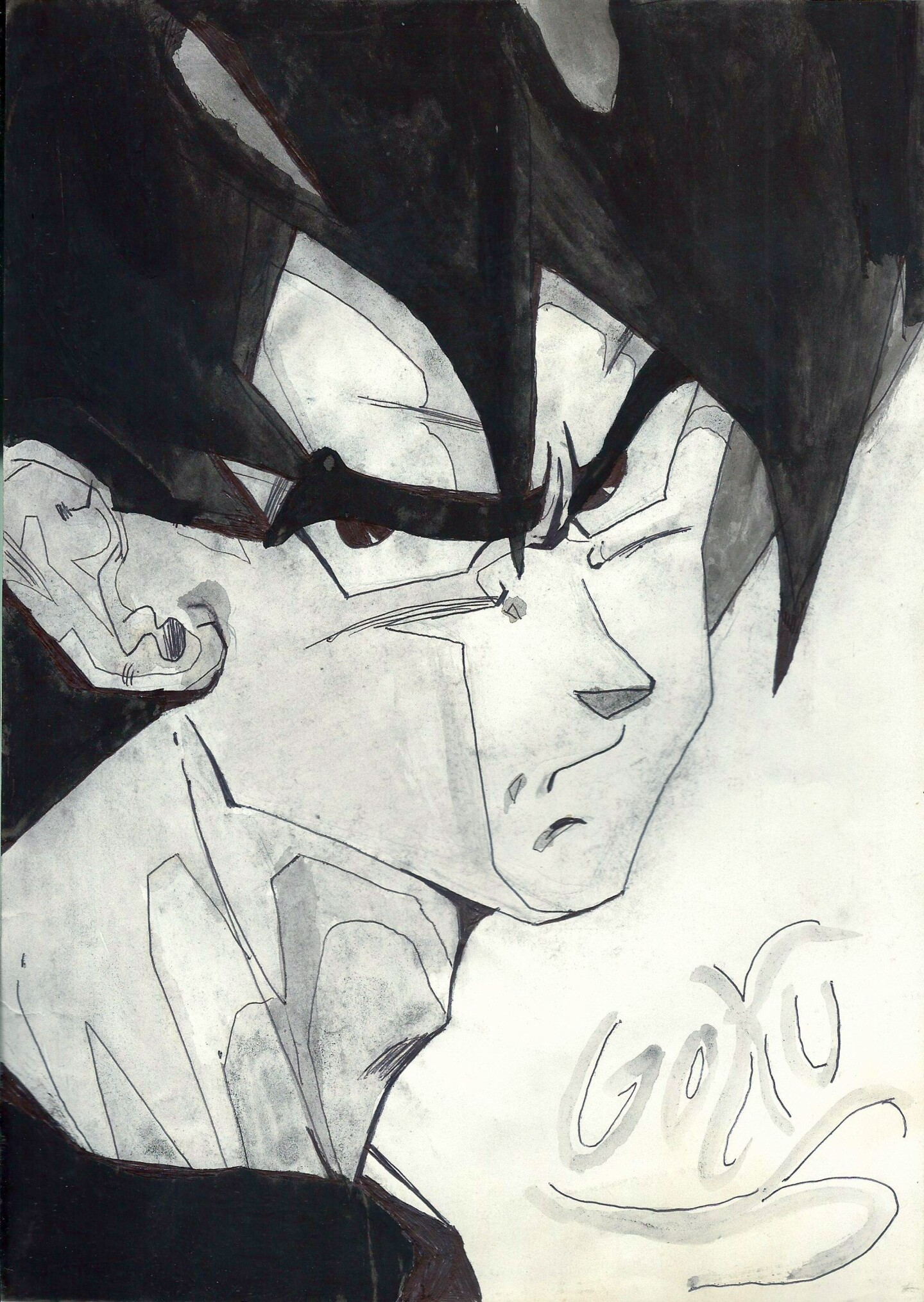 Dragon Ball Z Tribute 1980-1990 Saiyan G, Desenho por Eduardo Bustos  Segovia