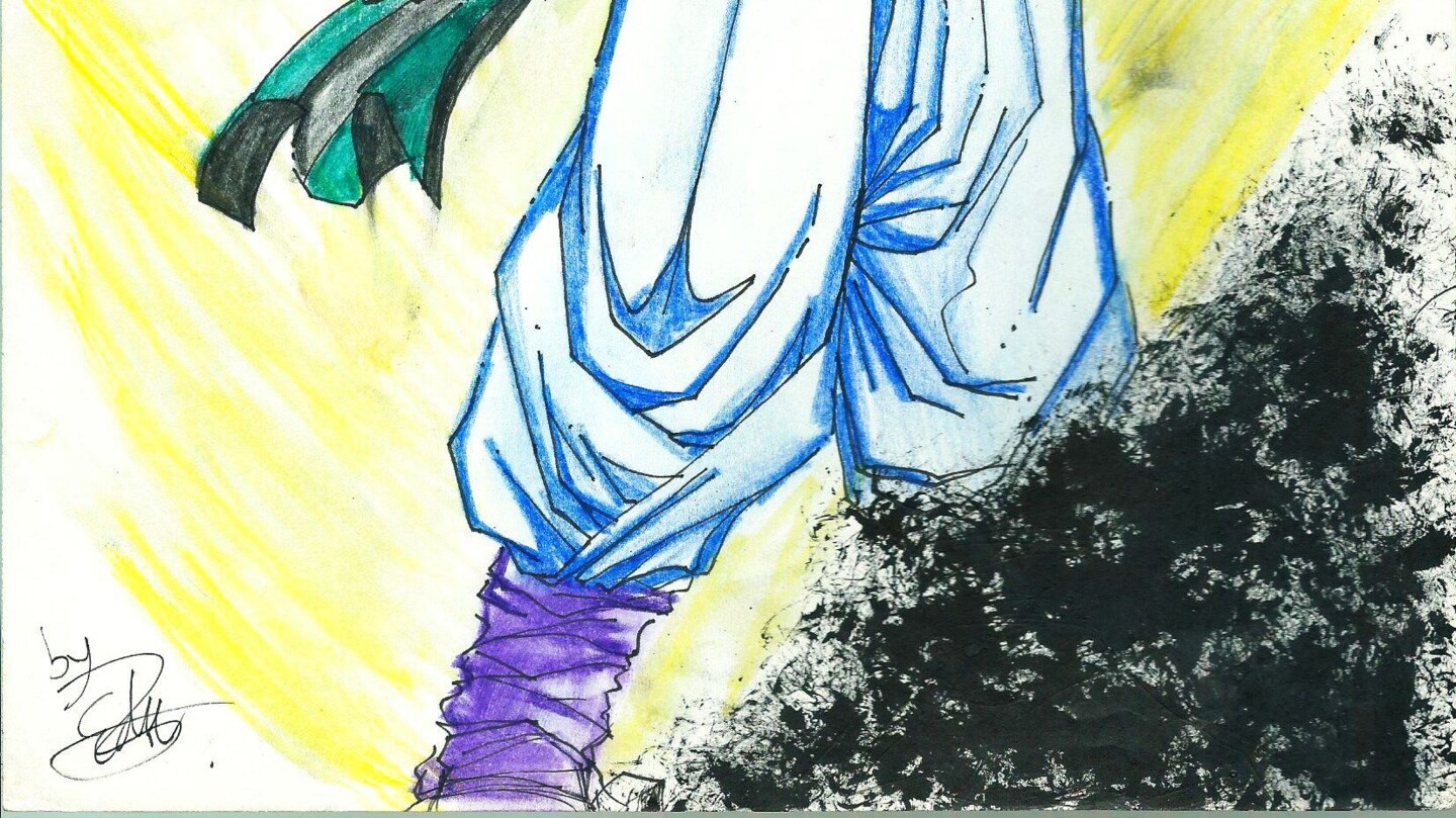 Dragon Ball Z Tribute 1980-1990 Saiyan G, Desenho por Eduardo Bustos  Segovia