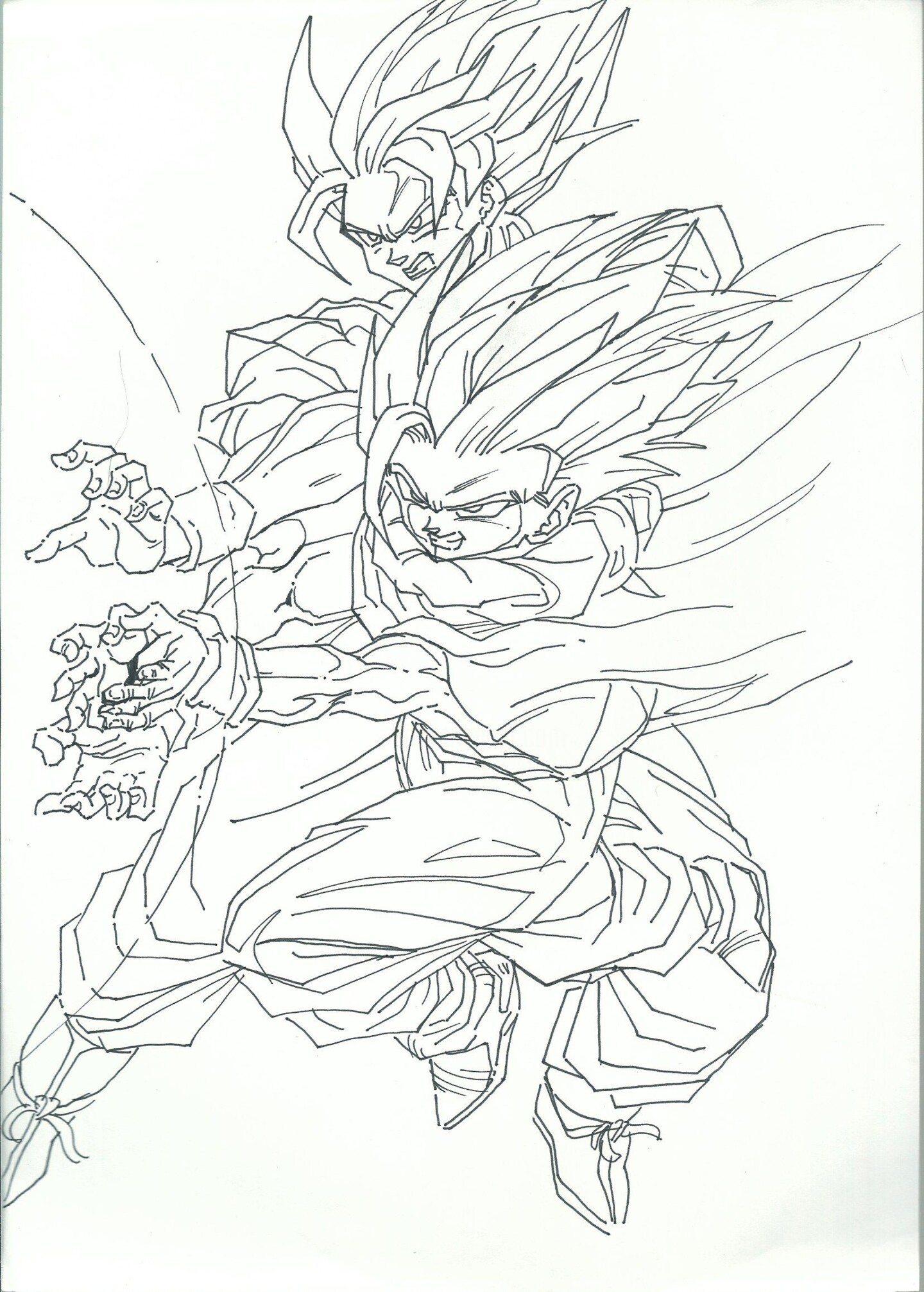 Drawing - Goku Instinto Superior completo (Dragon Ball Super