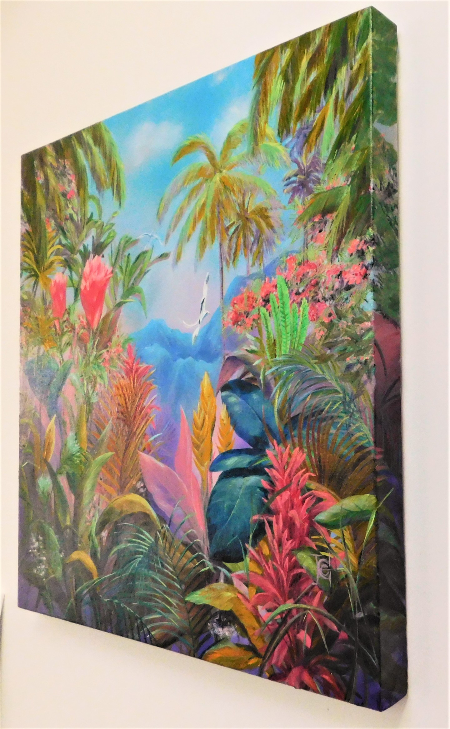 Réunion. PailleEnQueue, Peinture par Elena Cotté Artmajeur