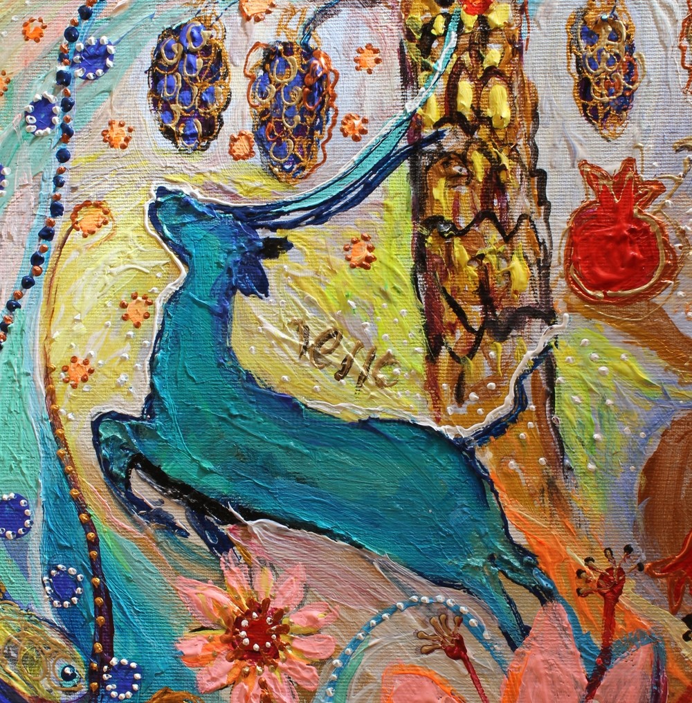 The Song Of Songs. Day, Painting by Elena Kotliarker Artmajeur