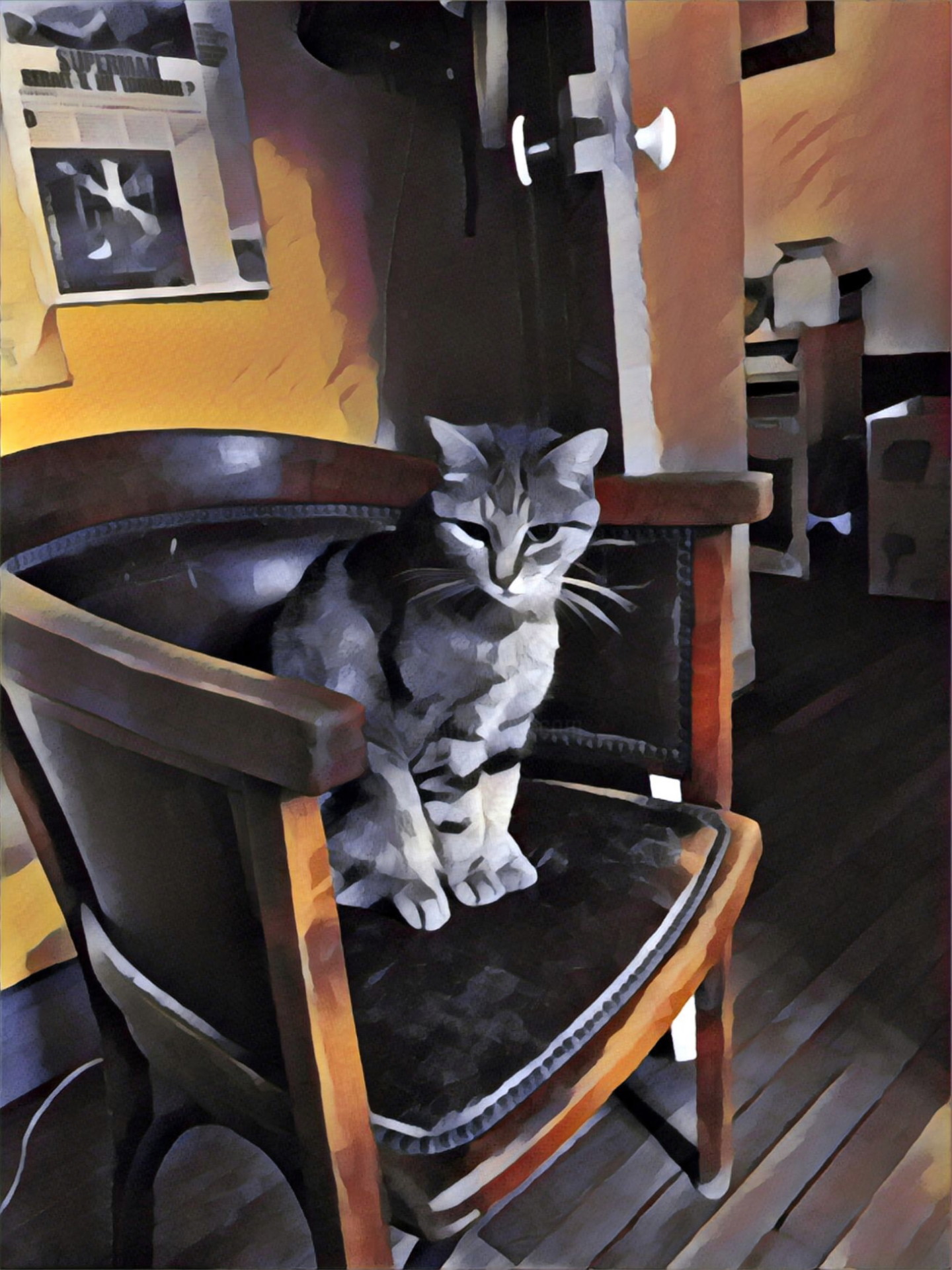 Chat Sur Fauteuil Digital Arts By Estelle Bonneil Artmajeur Chat Sur Fauteuil Digital Arts By Estelle Bonneil Artmajeur