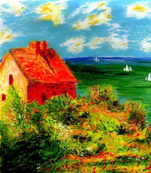 Monet S House Painting By Jimmie Eugene Fata Artmajeur