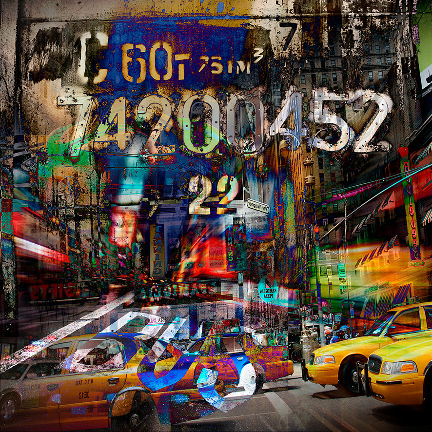 New York Abstract, Arts numériques par Fabien Novarino | Artmajeur