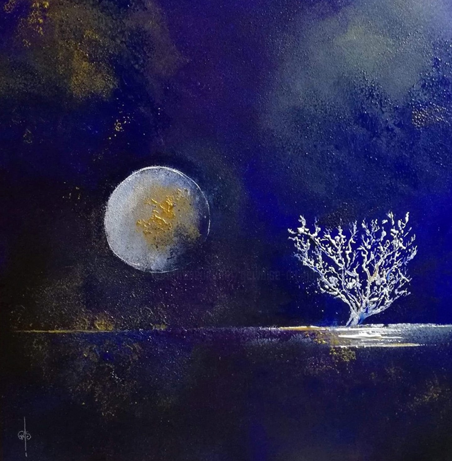 La Gorgone Au Clair De Lune Pintura Por Gas Artmajeur
