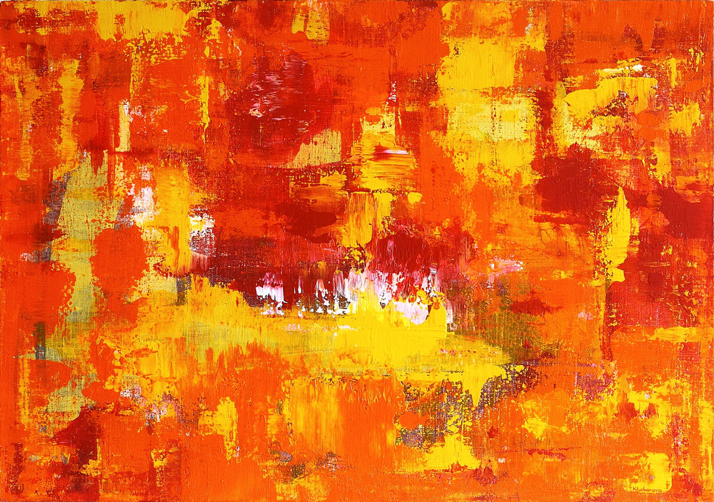 Romance Composition 9 Painting By Galina Khabarova Artmajeur