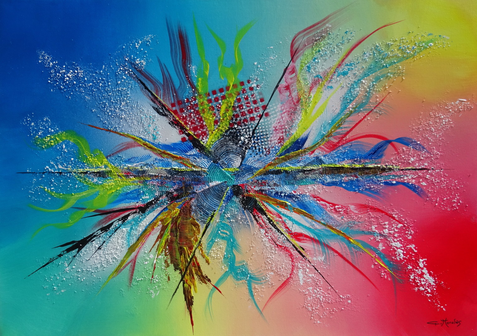 Elevation, Painting by Gilbert Morales Artmajeur