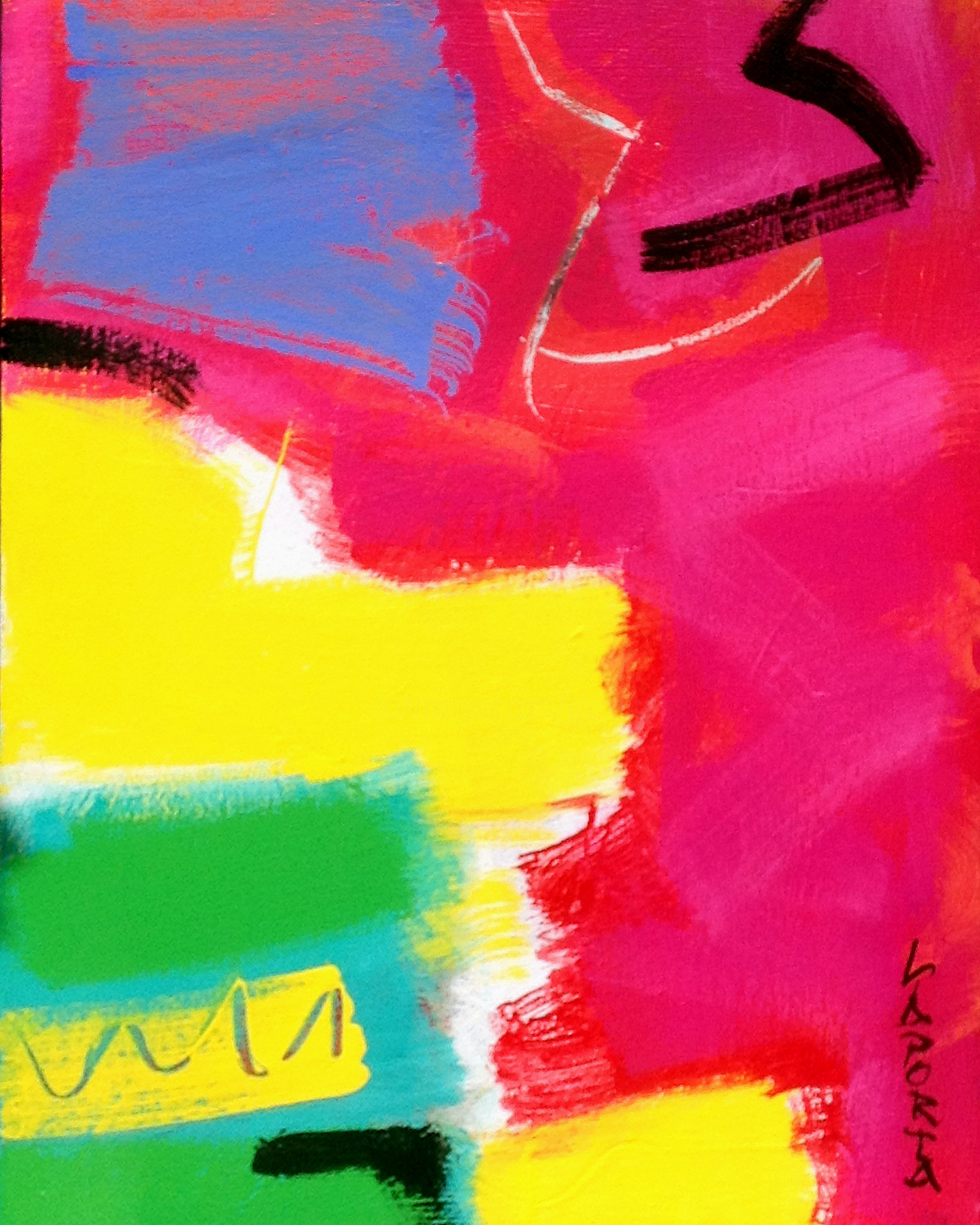 Lazy Boy, Schilderij door Gilbert Laporta Artmajeur