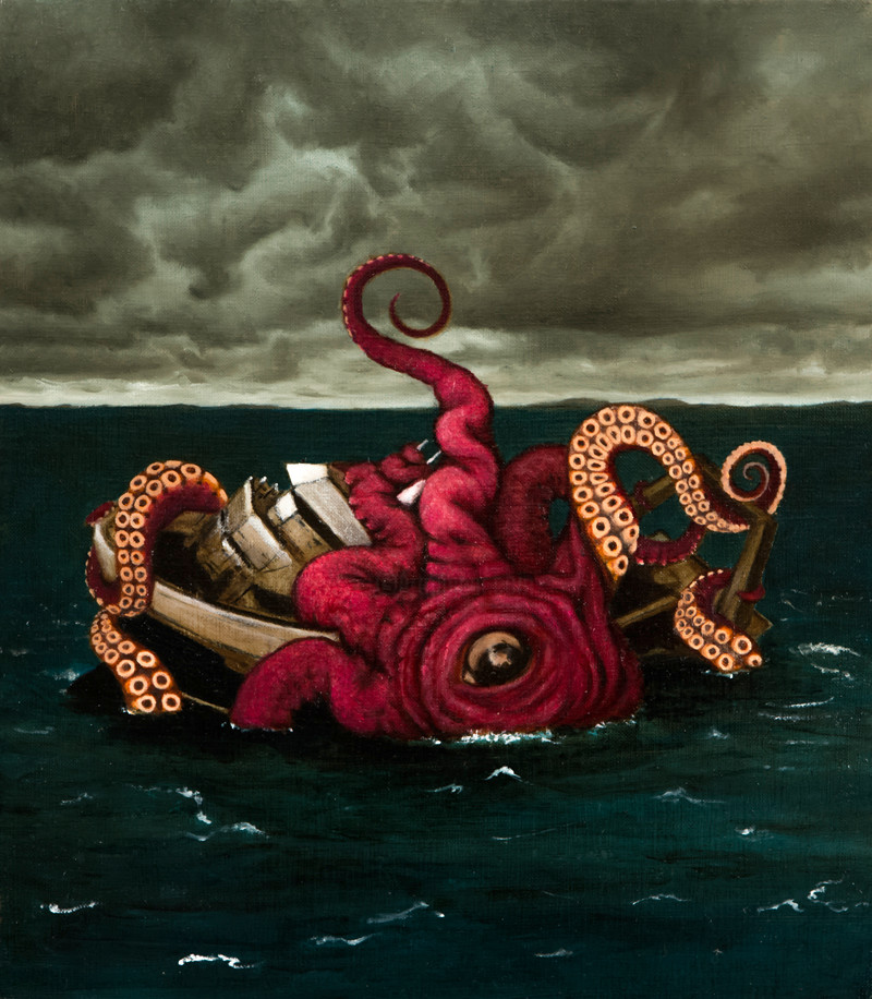 Девушка с кракеном