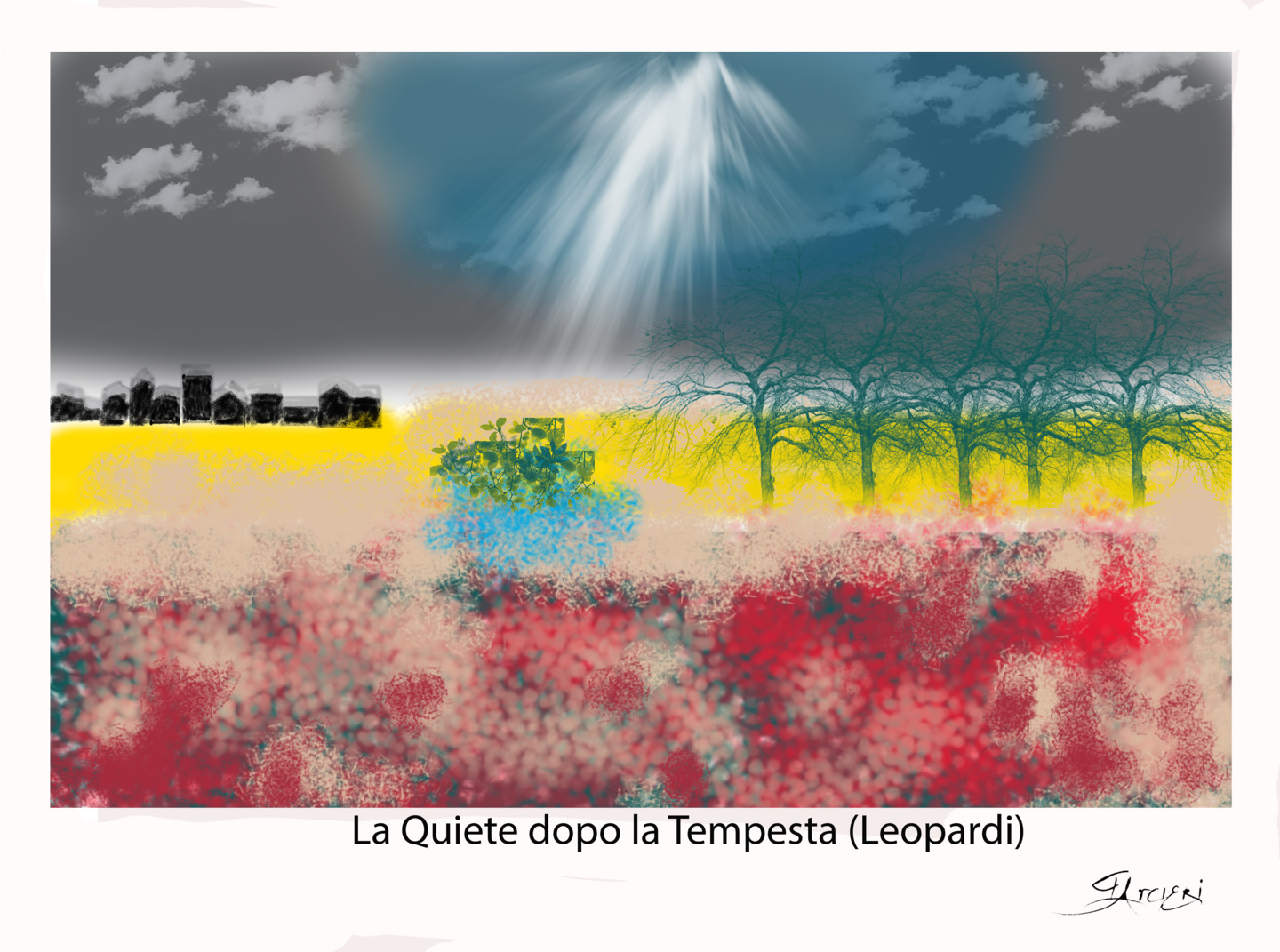 La Quiete Dopo La Tempesta, Arte digitale da Guglielmo Arcieri Artmajeur