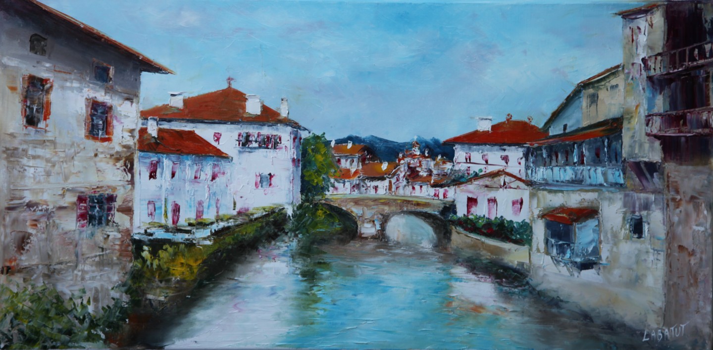 Le Pays Basque Jpg Peinture Par Hubert Labatut Artmajeur