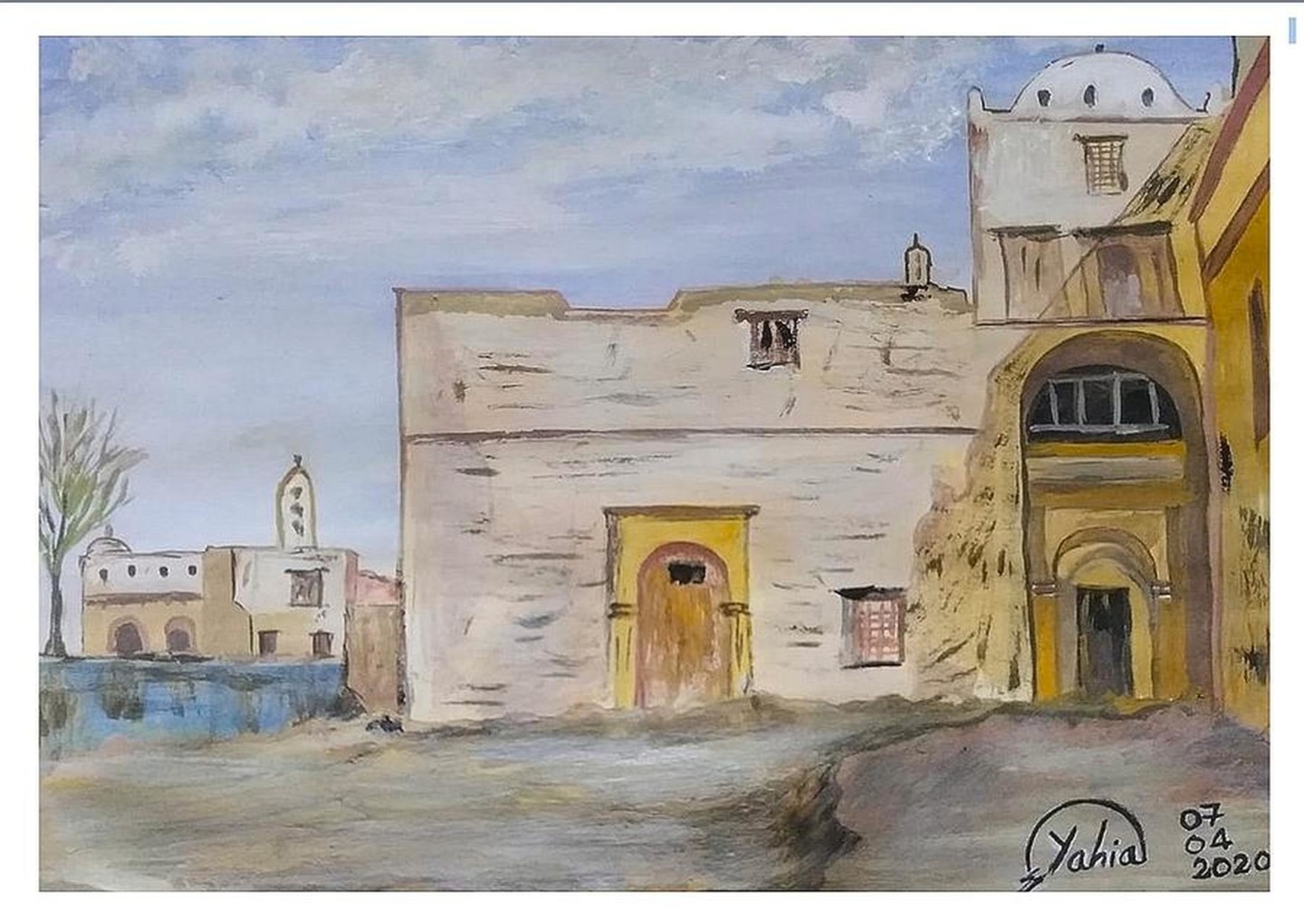 La Vie En Tunisie, Peinture par Yahia Maassam Artmajeur