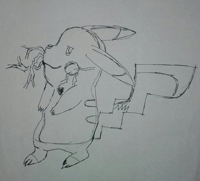 Pokemon Pikachu, Desenho por Iryna De Simone