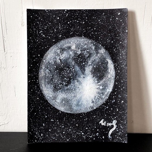 Moon Over The Cornice #instagram Acrylic Print