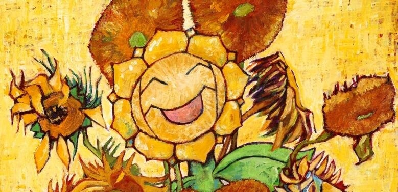 【現地購入品】ゴッホピカチュウ アートプリント 30x40cm ゴッホピカチュウ キャンバスアート 金色木製フレーム付き